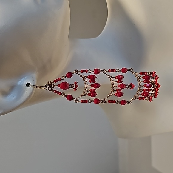 Jewelry Brazilian Beaded Chandelier Earring Poshmark